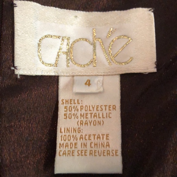 CACHE gorgeous dressy halter top Size 4 - Picture 5 of 5